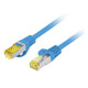 Lanberg PCF6A-10CU-0050-B cable de red Azul 0,5 m Cat6a S/FTP (S-STP)
